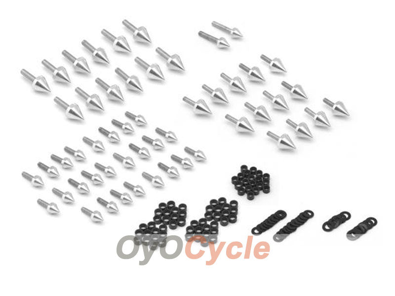 Boulons de vis de carénage pour Yamaha YZF-R6 99-02 - Argent #OYO87903370 Image principale du produit
