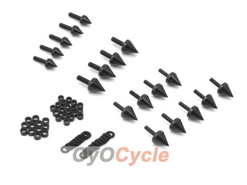 Boulons de visière pour Kawasaki Ninja ZX10R 04-05 - Noir #OYO87903356 Image principale du produit