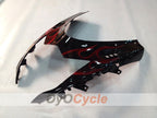 Kit de carénage à injection pour GSX R750 11-26 - Rouge, noir - Flamme #OYO87901470