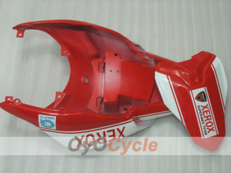 Kit de carénage injecté pour Ducati 1098 07-09 - Rouge, blanc - Xerox #OYO87902220