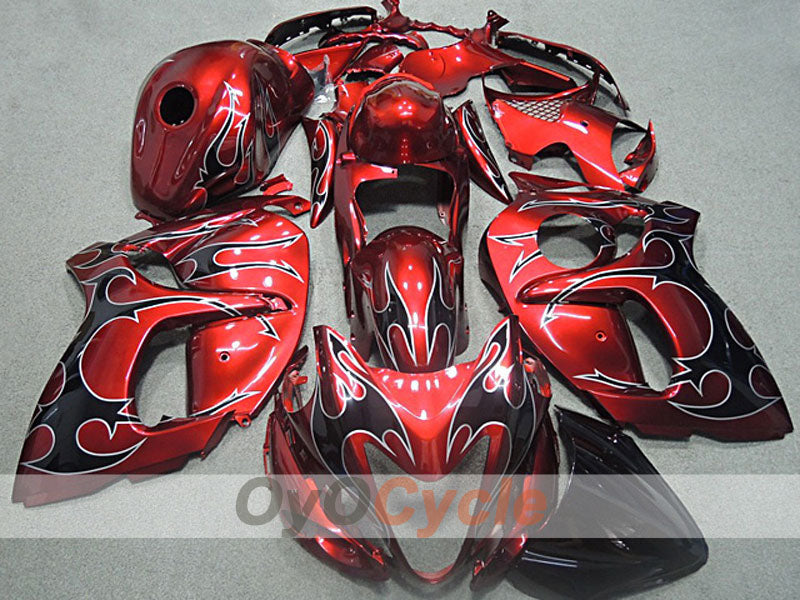 Kit de carénages à injection pour GSXR1300 Hayabusa 08-20 - Rouge, Noir - Autres #OYO87904722