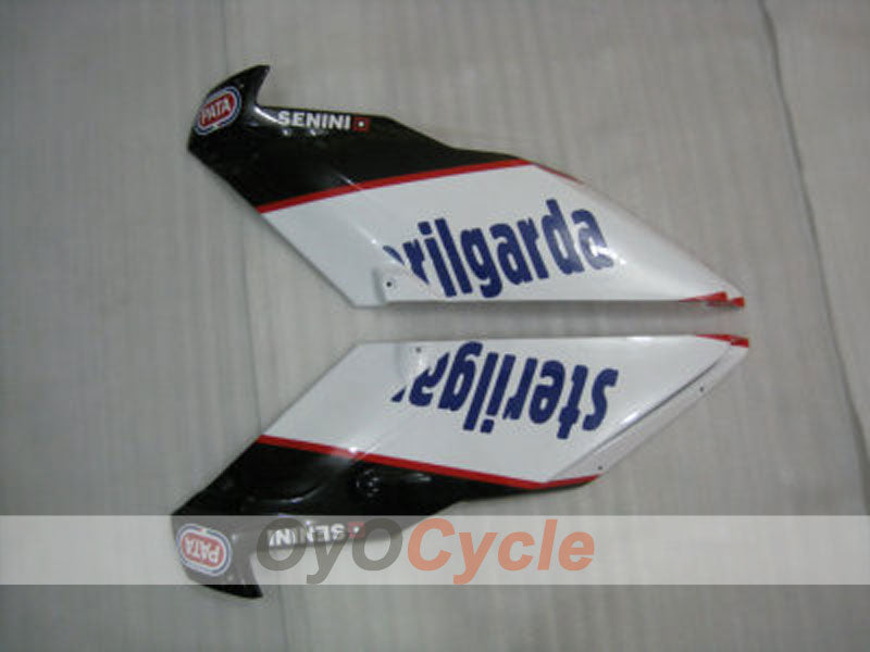 Kit de carénage injecté pour Ducati 999 05-06 - Blanc, Noir - Sterilgarda #OYO87902378