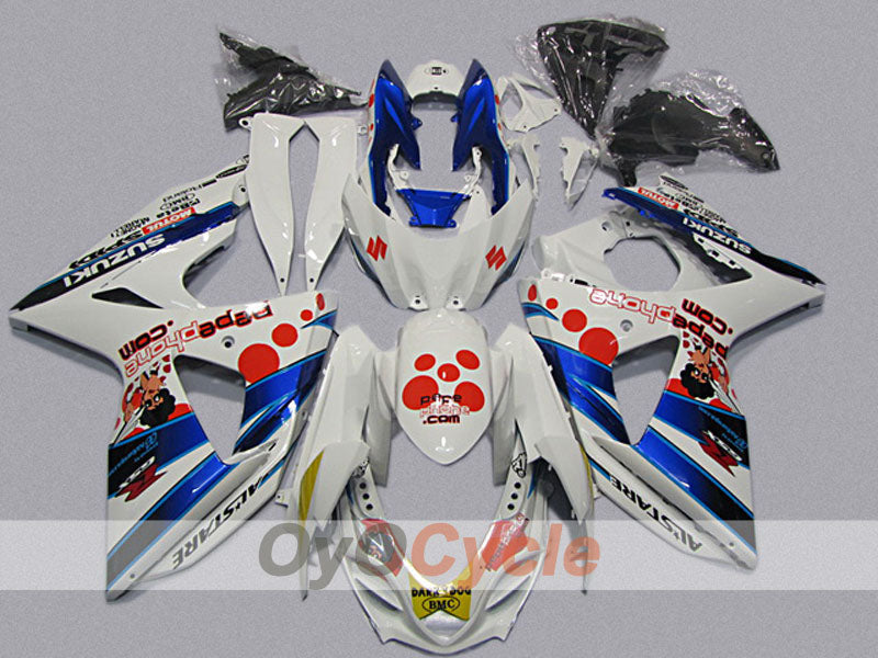Kit de carénage à injection pour GSX R1000 09-16 - Bleu, Blanc - Autres #OYO87904708