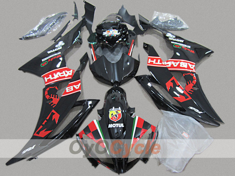 Kit de carénages d'injection pour YZF-R6 08-16 - Noir - MOTUL #OYO87904742