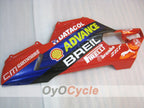 Kit de carénage injecté pour Ducati 848 08-13 - Rouge, blanc - Xerox #OYO87902216