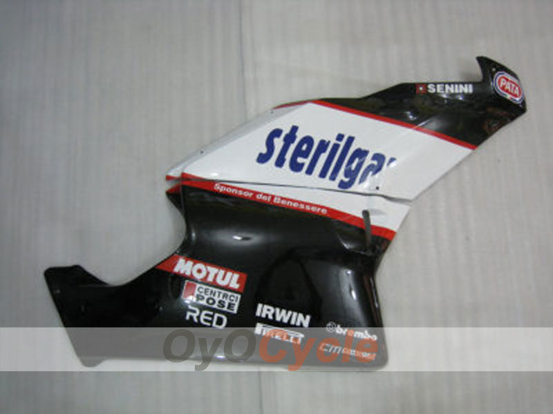 Kit de carénage injecté pour Ducati 999 05-06 - Blanc, Noir - Sterilgarda #OYO87902378