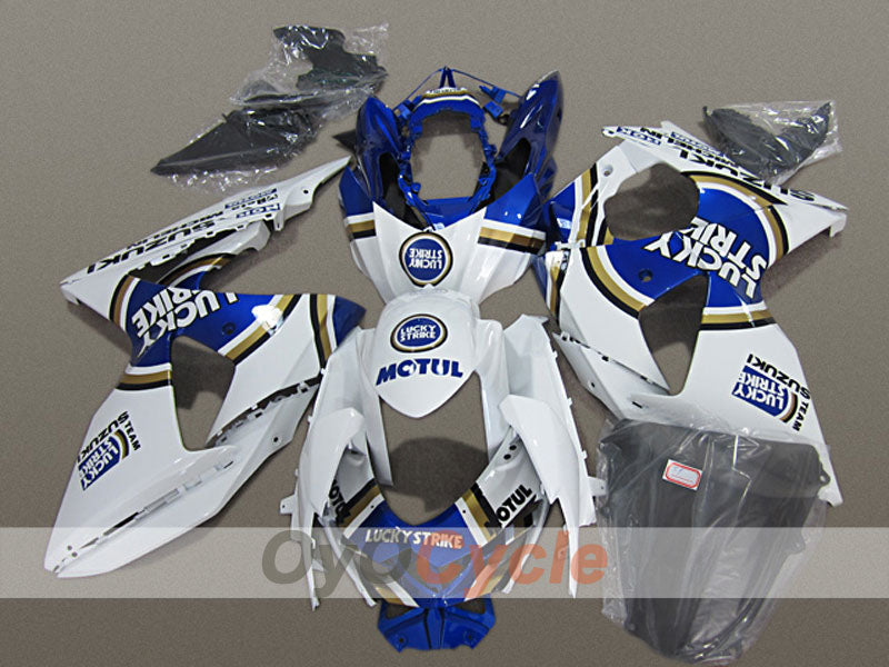 Kit de carénage à injection pour GSX R1000 09-16 - Bleu, Blanc - MOTUL #OYO87904709