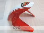 Kit de carénage injecté pour Ducati 848 08-13 - Rouge, blanc - Xerox #OYO87902216