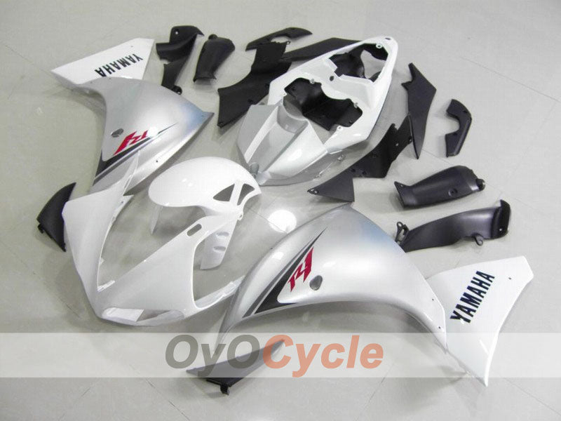 Kit de carénage à injection pour YZF-R1 09-11 - Blanc, noir - Style d'usine #OYO87900891