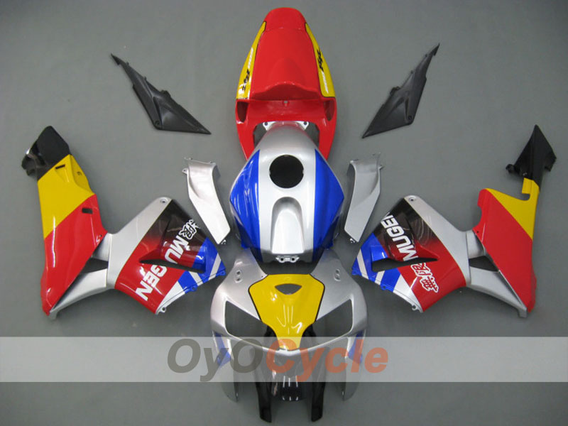 Kit de carénage à injection pour CBR600RR 05-06 - Rouge, argent - Mugen #OYO87900272 Image principale du produit