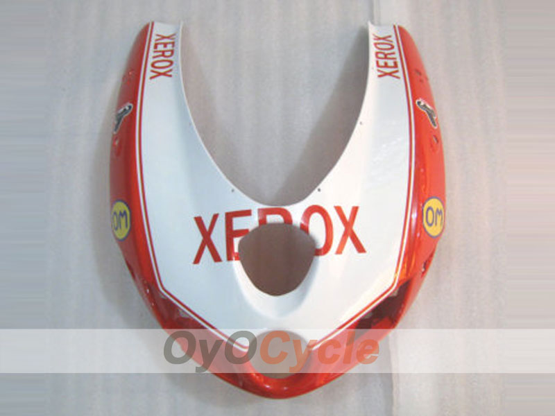 Kit de carénage à injection pour Ducati 749 05-06 - Rouge, Blanc - Xerox #OYO87902163