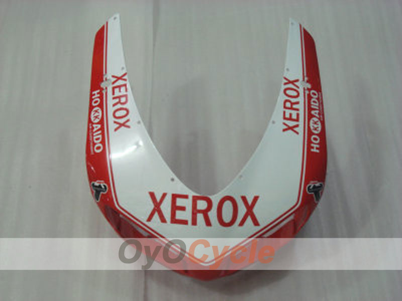 Kit de carénage injecté pour Ducati 1098 07-09 - Rouge, blanc - Xerox #OYO87902220