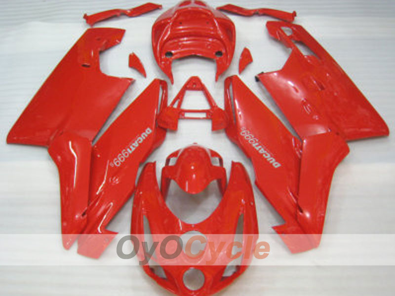 Kit de carénage à injection pour Ducati 999 03-04 - Rouge - Style usine #OYO87902352