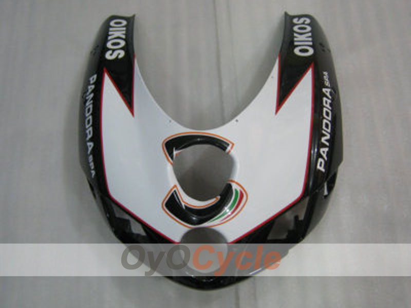 Kit de carénage injecté pour Ducati 999 05-06 - Blanc, Noir - Sterilgarda #OYO87902378
