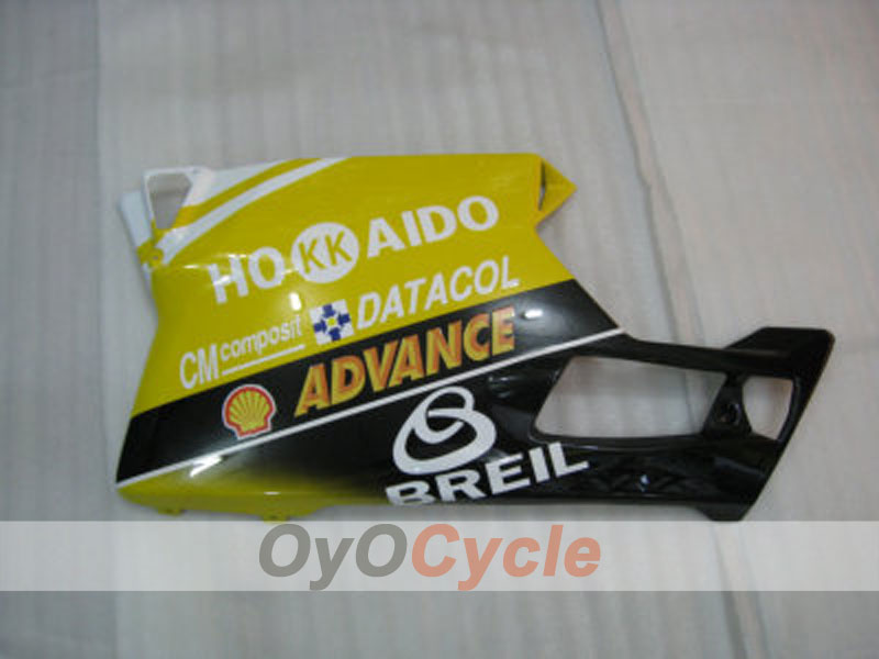Kit de carénage injecté pour Ducati 999 05-06 - Jaune, Blanc - Xerox #OYO87902380