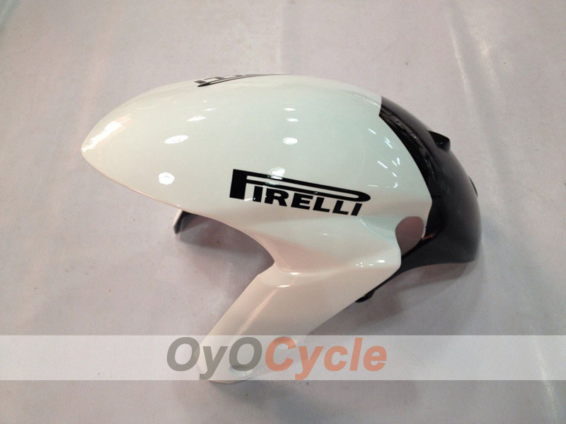 Kit de carénage à injection pour GSX R750 11-26 - Blanc, noir - Corona #OYO87901158
