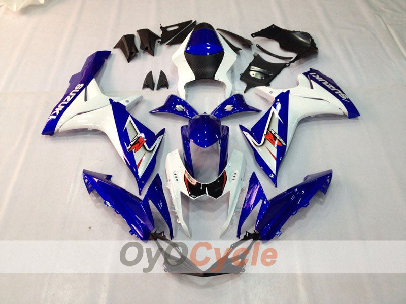 Kit de carénage à injection pour GSX R600 11-26 - Bleu, Blanc - Style usine #OYO87901678 Image principale du produit