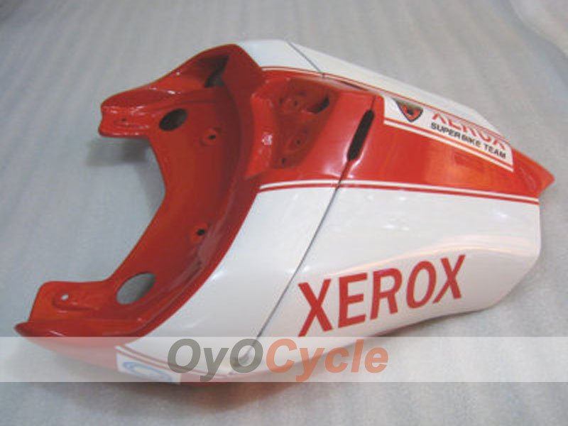 Kit de carénage à injection pour Ducati 749 05-06 - Rouge, Blanc - Xerox #OYO87902163