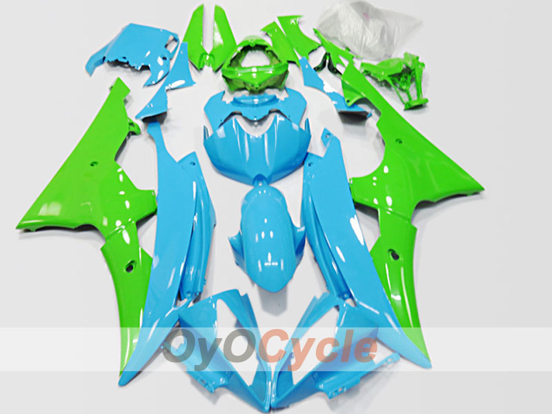 Kit de carénages d'injection pour YZF-R6 08-16 - Vert, Bleu, Gris - Autres #OYO87904750 Image principale du produit