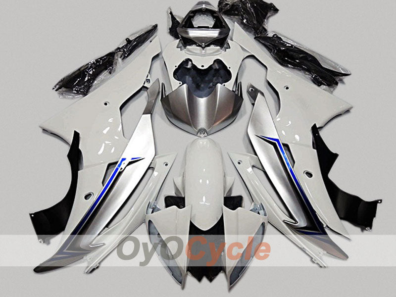 Kit de carénages d'injection pour YZF-R6 08-16  - Blanc - Style usine #OYO87904751