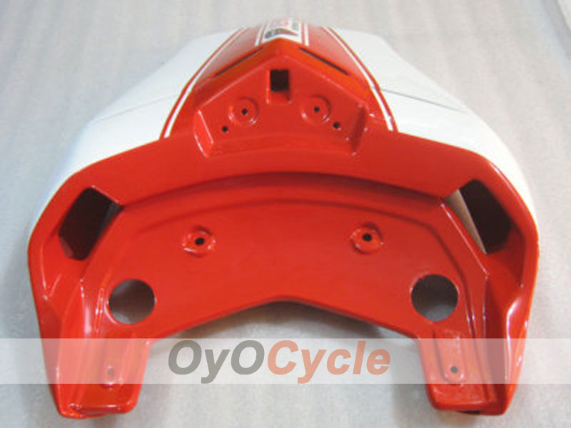 Kit de carénage à injection pour Ducati 749 05-06 - Rouge, Blanc - Xerox #OYO87902163