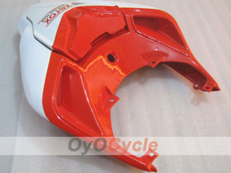 Kit de carénage injecté pour Ducati 848 08-13 - Rouge, blanc - Xerox #OYO87902216