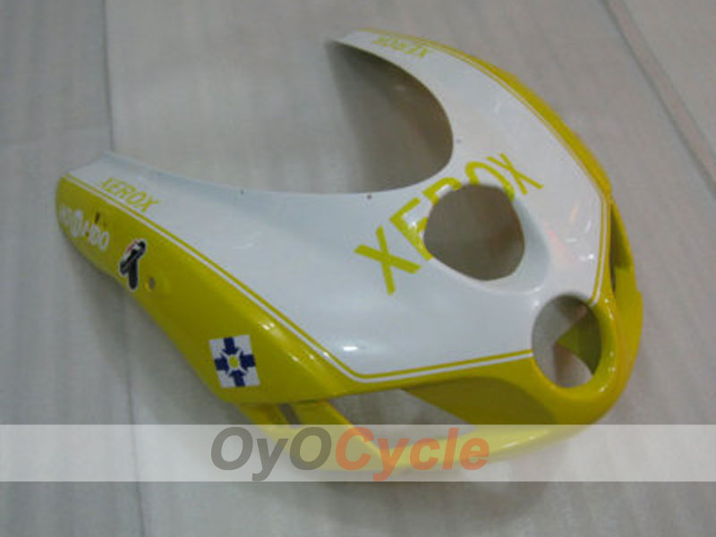 Kit de carénage injecté pour Ducati 999 05-06 - Jaune, Blanc - Xerox #OYO87902380