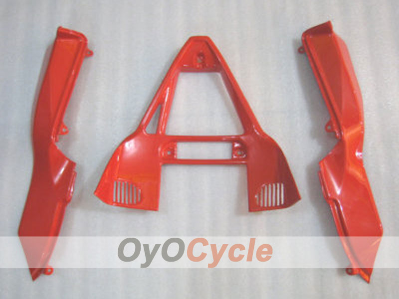 Kit de carénage à injection pour Ducati 749 05-06 - Rouge, Blanc - Xerox #OYO87902163