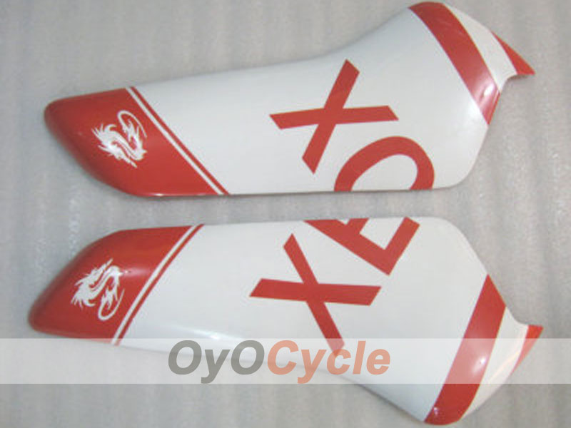 Kit de carénage à injection pour Ducati 749 05-06 - Rouge, Blanc - Xerox #OYO87902163