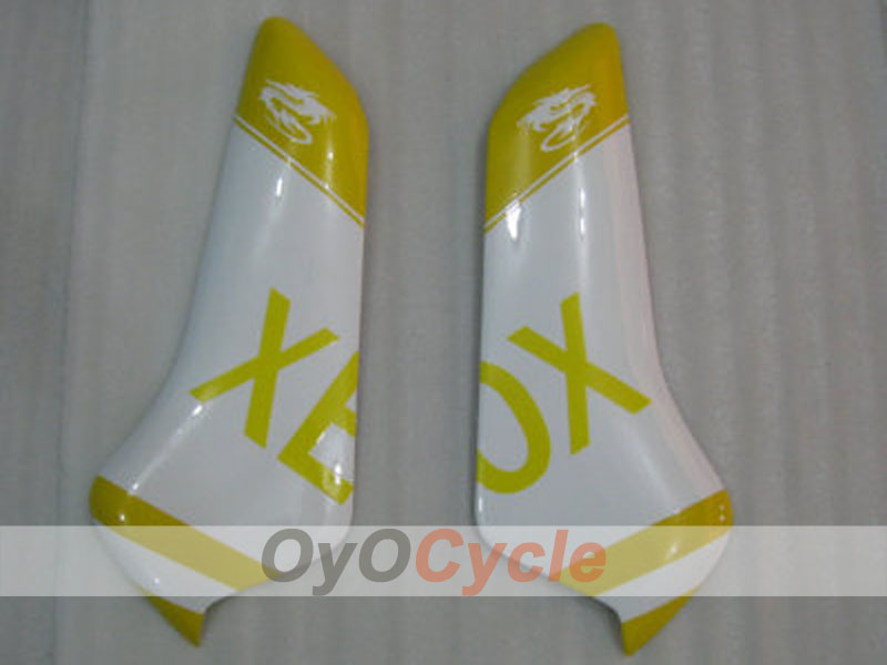 Kit de carénage à injection pour Ducati 749 05-06 - Jaune, Blanc - Xerox #OYO87902164