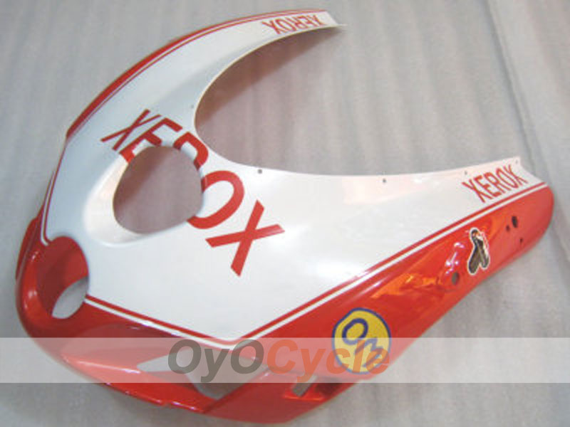 Kit de carénage à injection pour Ducati 749 05-06 - Rouge, Blanc - Xerox #OYO87902163