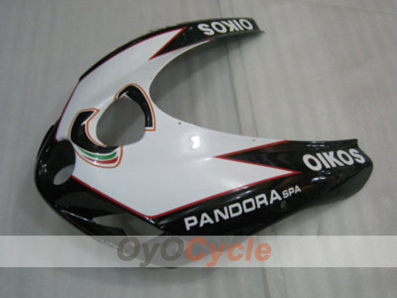 Kit de carénage injecté pour Ducati 999 05-06 - Blanc, Noir - Sterilgarda #OYO87902378