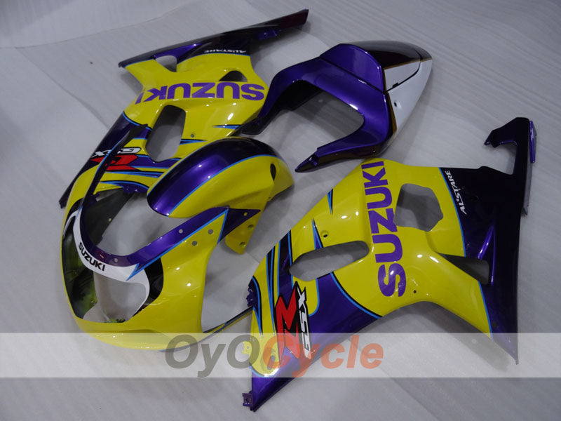 Kit de carénage à injection pour GSX R1000 00-02 - Jaune, Violet - Style usine #OYO87905181 Image secondaire du produit