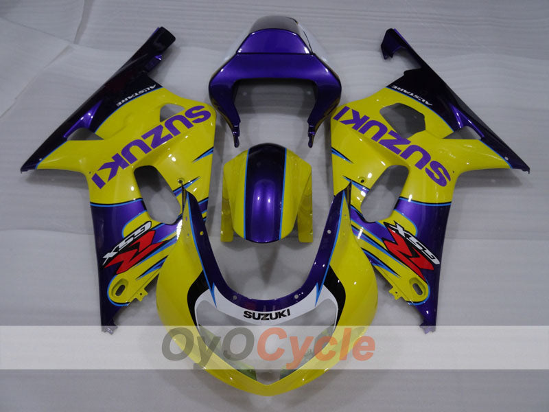 Kit de carénage à injection pour GSX R600 01-03 - Jaune, violet - Style usine #OYO87905080 Image secondaire du produit
