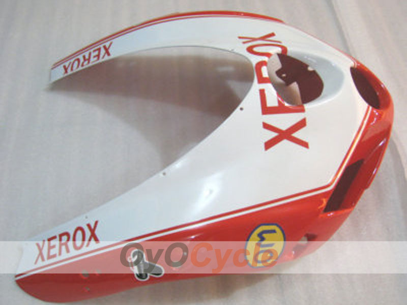 Kit de carénage à injection pour Ducati 749 05-06 - Rouge, Blanc - Xerox #OYO87902163