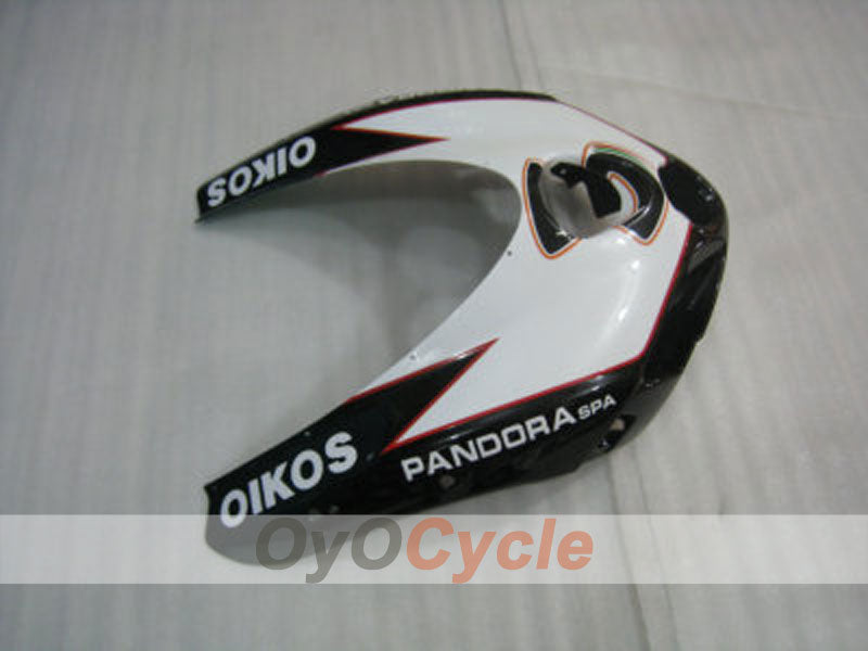 Kit de carénage injecté pour Ducati 999 05-06 - Blanc, Noir - Sterilgarda #OYO87902378