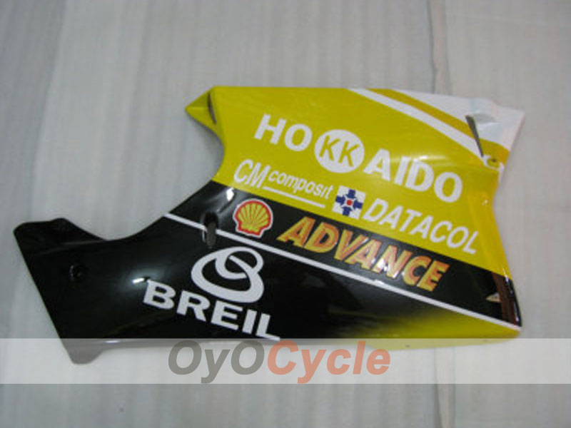 Kit de carénage injecté pour Ducati 999 05-06 - Jaune, Blanc - Xerox #OYO87902380