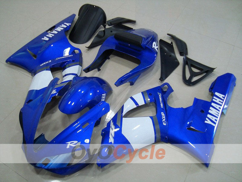 Kit de carénages injectés pour YZF-R1 00-01 - Bleu, blanc - Style d'origine #OYO87900774 Image principale du produit