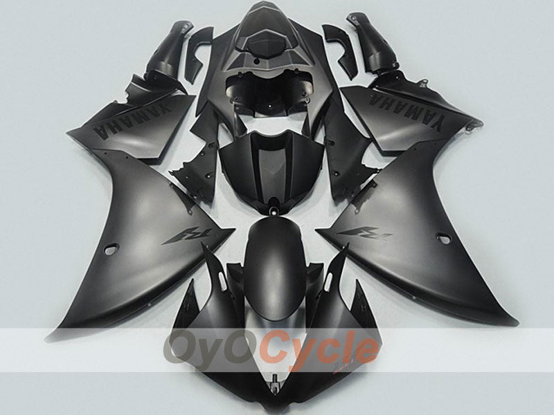 Kit de carénages à injection pour YZF-R1 12-14 - Noir, Gris, Mat - Style d'origine #OYO87904725