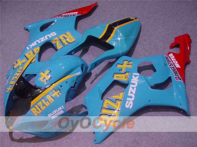 Kit de carénage à injection pour GSX R1000 03-04 - Rouge, bleu - Rizla+ #OYO87901924 Image principale du produit
