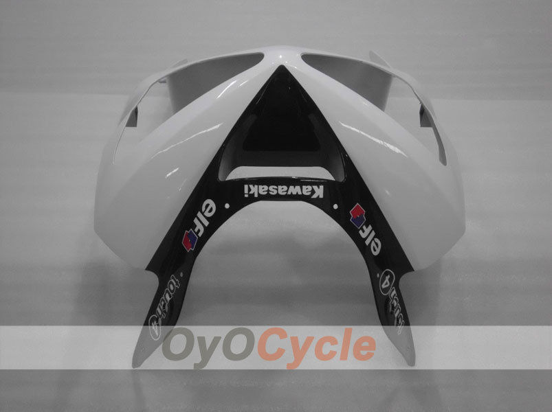 Kit de carénage à injection pour NINJA ZX-6R 03-04 - Blanc, Noir - Monster #OYO87901810