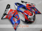 Kit de carénage à injection pour GSX R600 01-03 - Rouge, Bleu - Corona #OYO87901030