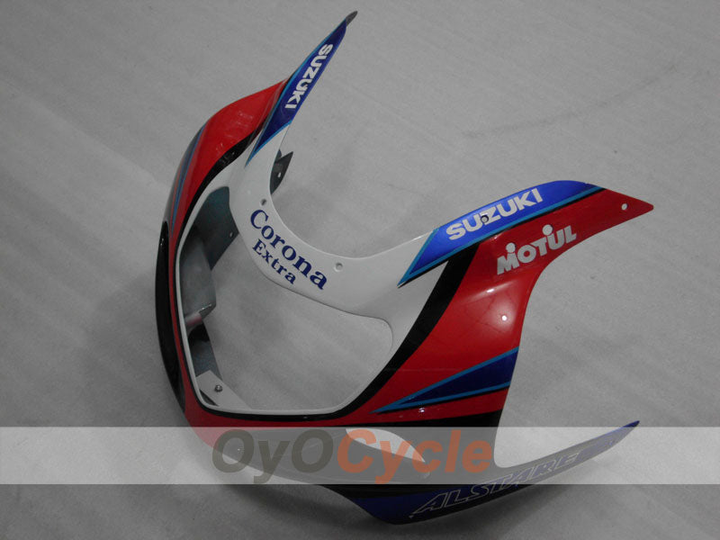 Kit de carénage à injection pour GSX R600 01-03 - Rouge, Bleu - Corona #OYO87901030