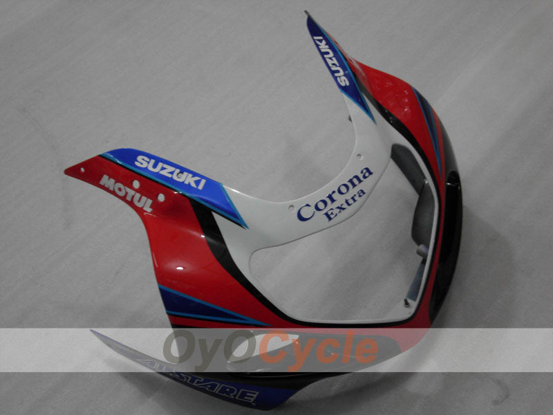 Kit de carénage à injection pour GSX R750 00-03 - Rouge, Bleu - Corona #OYO87901027