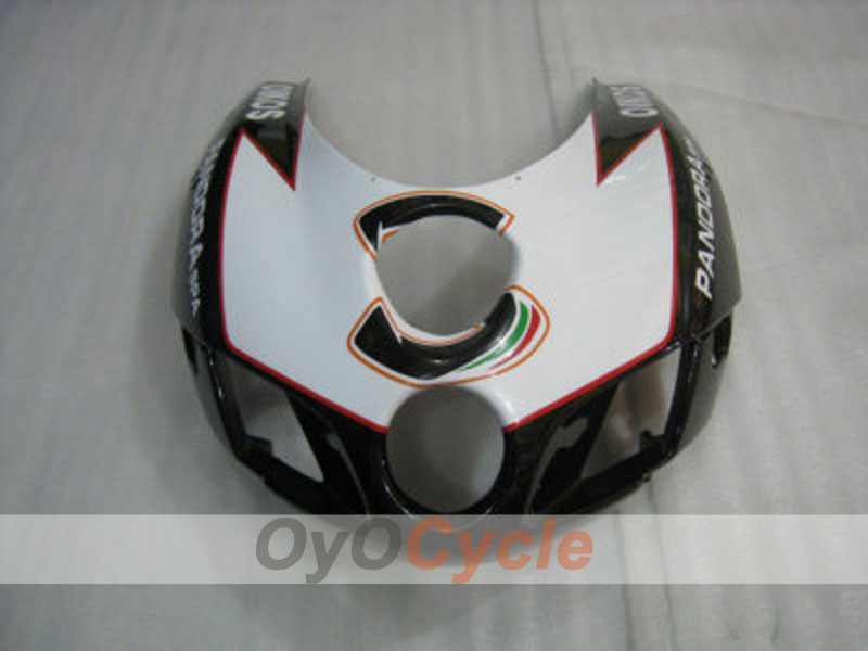 Kit de carénage à injection pour Ducati 749 05-06 - Blanc, Noir - Sterilgarda #OYO87902160