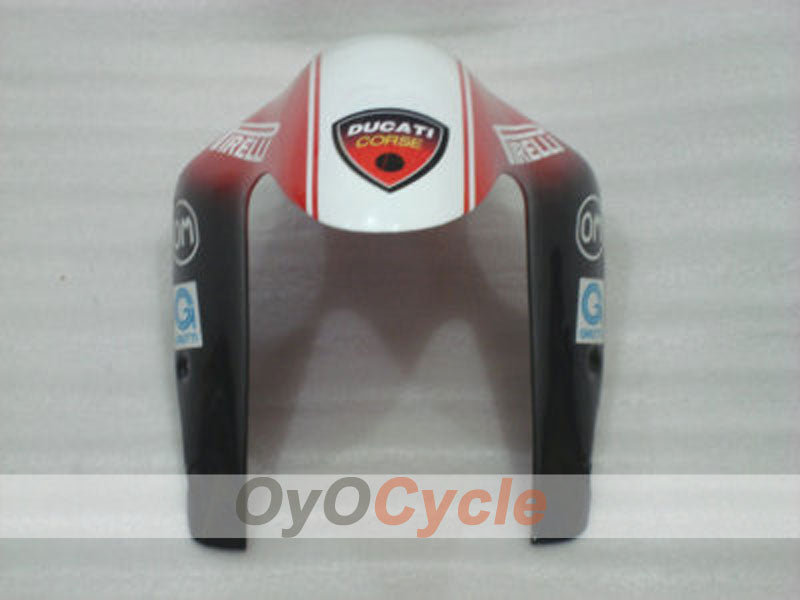Kit de carénage injecté pour Ducati 1098 07-09 - Rouge, blanc - Xerox #OYO87902220