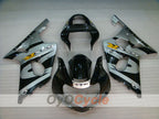 Kit de carénage à injection pour GSX R1000 00-02 - Noir, argent - Style d'origine #OYO87901772