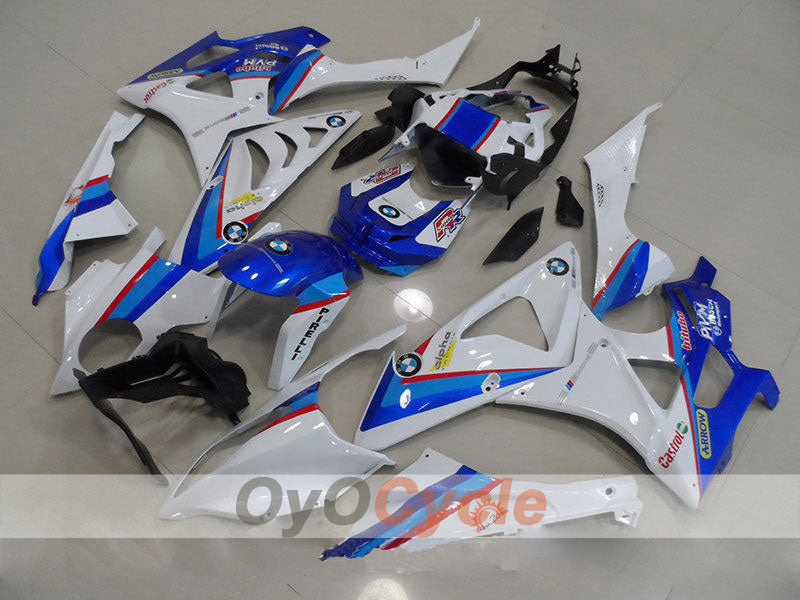 Kit de carénage à injection pour BMW S1000RR 09-14 - Bleu, Blanc - Castrol #OYO87902394 Image principale du produit