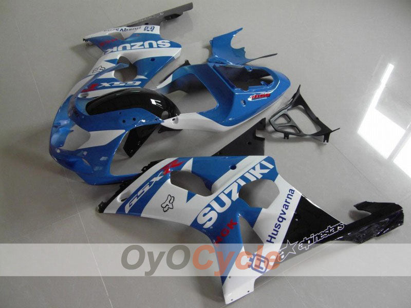 Kit de carénage à injection pour GSX R1000 00-02 - Bleu, blanc - Style usine #OYO87901751 Image principale du produit