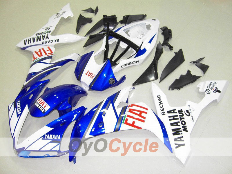 Kit de carénage à injection pour YZF-R1 04-06 - Bleu, blanc - FIAT #OYO87900821